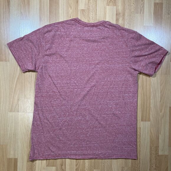 Fake News Graphic Tee (Size L) Heathered Pink T-Shirt • EUC - Picture 3 of 3